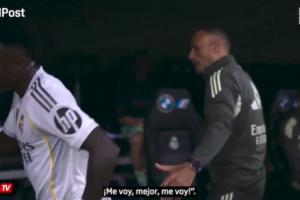 六台：阿隆索让人告知维尼修斯，若不从更衣室回来以后将更少上场